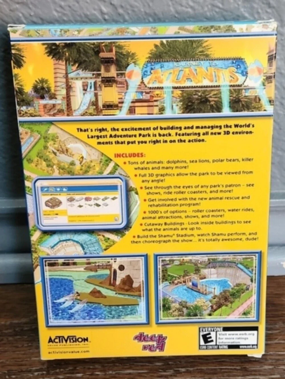 Sea World Adventure Parks Tycoon 2 PC CD-ROM computer game